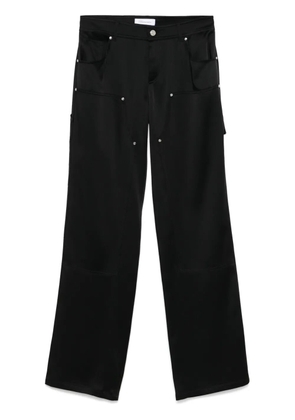 Blumarine satin trousers - Black