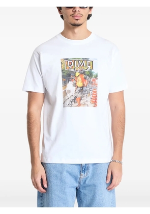 dime Pothole T-Shirt - White