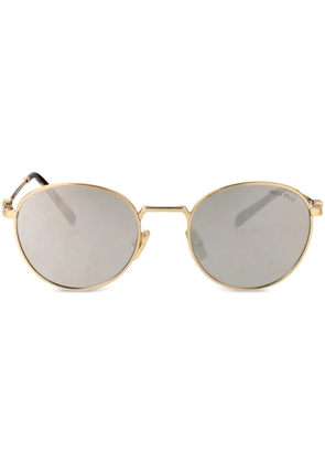 Miu Miu Eyewear round-frame sunglasses - Gold