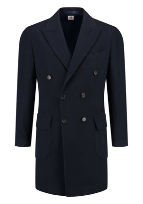 Borrelli Milano double-breasted coat - Blue