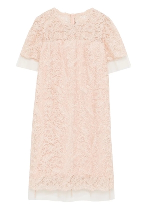 Ermanno Scervino lace midi dress - Neutrals
