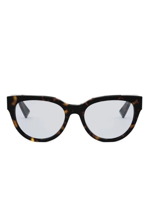 Bvlgari cat-eye glasses - Brown
