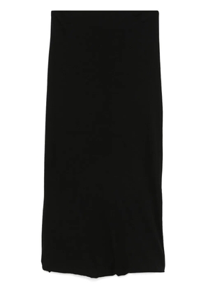 Jil Sander crepe midi skirt - Black
