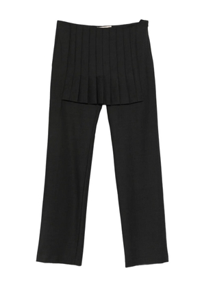 Paloma Wool Andrale skirt-appliqué trousers - Black