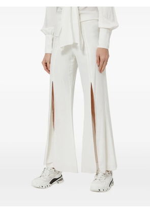 Alexis flared trousers - White