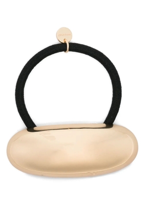 Self-Portrait Gold Bar hair tie