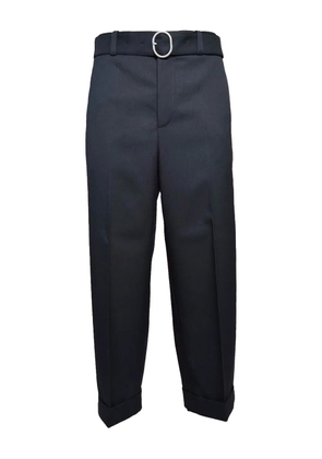 Jil Sander belted trousers - Blue