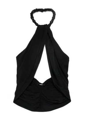 Amen beaded halterneck top - Black
