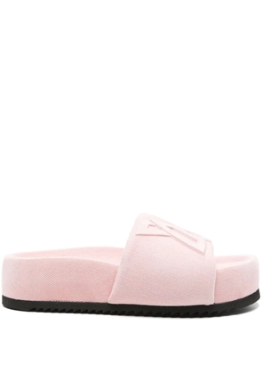 Vic Matie logo-debossed slides - Pink