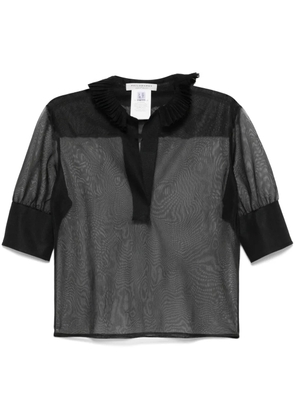 Philosophy Di Lorenzo Serafini sheer top - Black