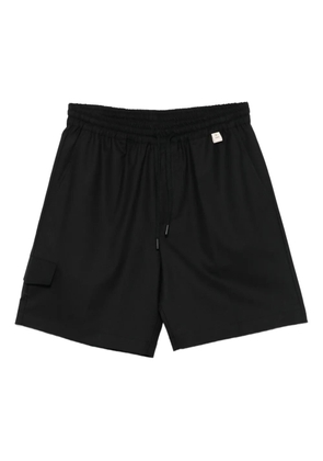 Rhun drawstring-waist track shorts - Black