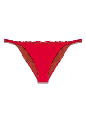 Isa Boulder braided bikini bottoms - Red