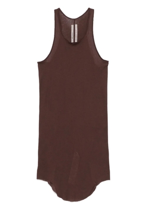 Rick Owens basic rib tank - Brown