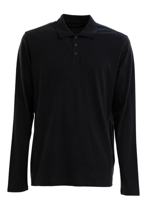 Majestic Filatures long-sleeve polo shirt - Black