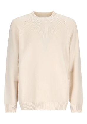 Lardini raglan-sleeve crew-neck sweater - Neutrals