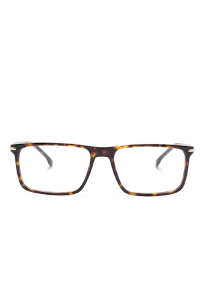 Carrera rectangle-frame glasses - Brown