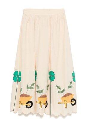 Stella Nova Natalie high-rise skirt - Neutrals