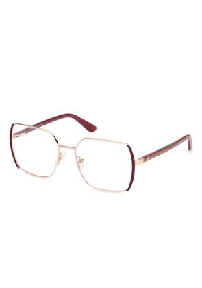 GUESS EYEWEAR square-frame glasses - Red