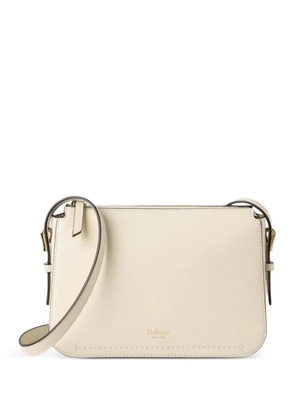 Mulberry leather zip-fastening crossbody bag - Neutrals