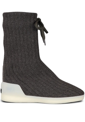 Fear Of God Moc knitted boots - Brown
