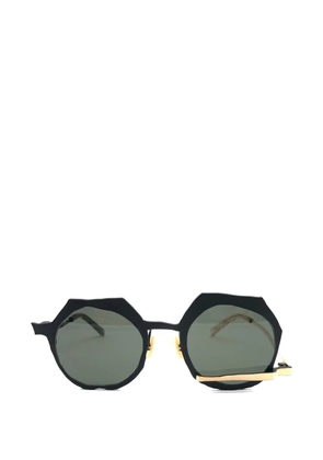 MASAHIROMARUYAMA geometric-frame sunglasses - Black