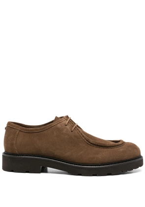 Canali suede lace-up shoes - Brown