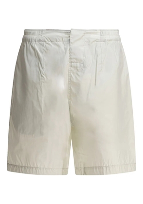 Kaptain Sunshine elastic-waist zip-pocket shorts - White