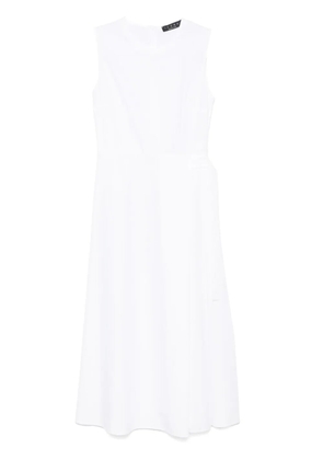 kaos poplin maxi dress - White