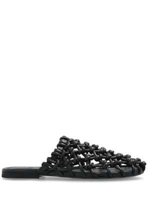 Odissì knotted slippers - Black