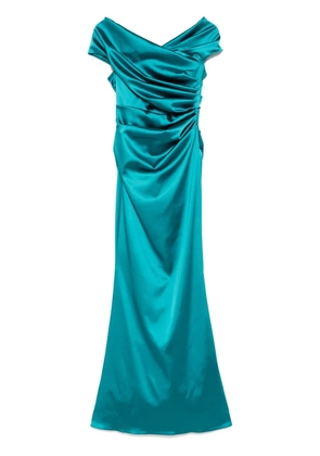 Talbot Runhof satin gown - Green