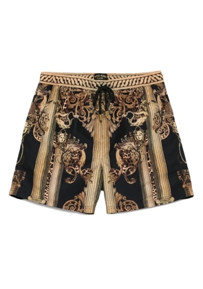 Camilla Era of Empires swim shorts - Black