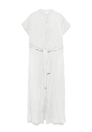 Forte Forte crinkle-finish midi dress - Grey