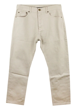 FEAR OF GOD ESSENTIALS logo-appliqué straight-leg jeans - Neutrals