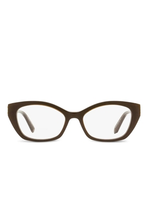 Swarovski Eyewear cat-eye frame glasses - Brown