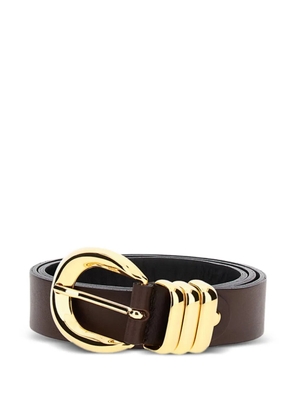 Federica Tosi buckled leather belt - Brown