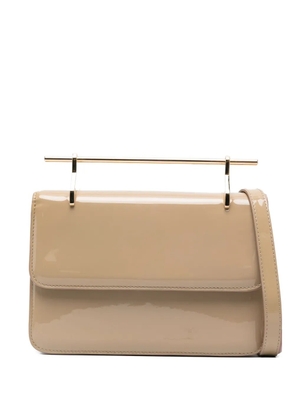 M2malletier leather clutch bag - Neutrals