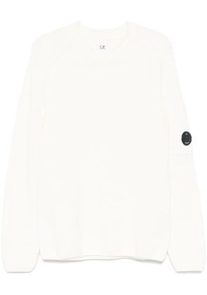 C.P. Company Sea Island Lens-detail sweater - Neutrals