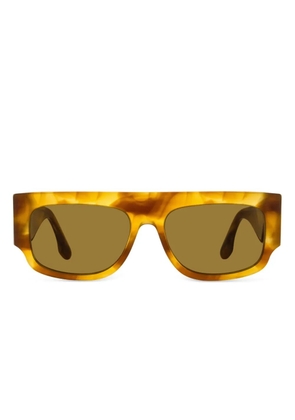 Victoria Beckham Eyewear rectangle-frame sunglasses - Yellow
