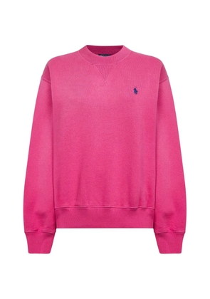 Polo Ralph Lauren logo-embroidered sweatshirt - Pink