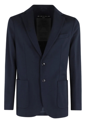 Circolo 1901 patch pocket blazer - Blue