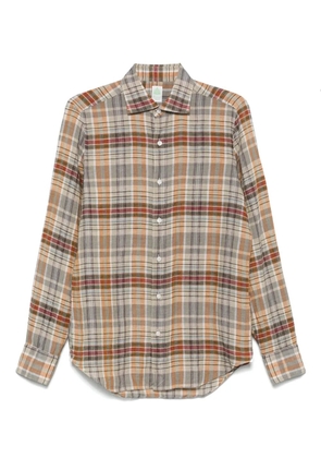 Finamore 1925 Napoli check-pattern shirt - Neutrals