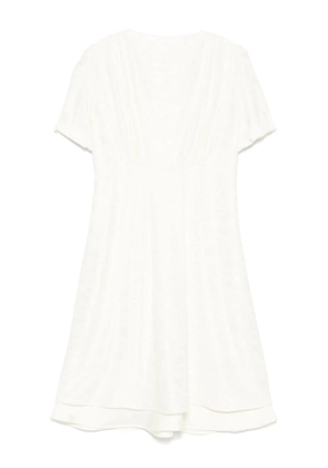 Jil Sander jacquard short-sleeve dress - Neutrals