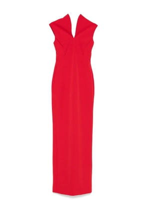 MOOS STUDIO sleeveless maxi dress - Red