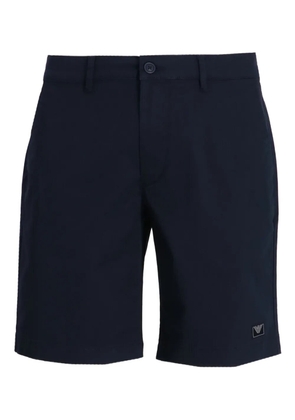 Emporio Armani logo-patch shorts - Blue