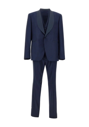 Tagliatore shawl-lapel three-piece suit - Blue