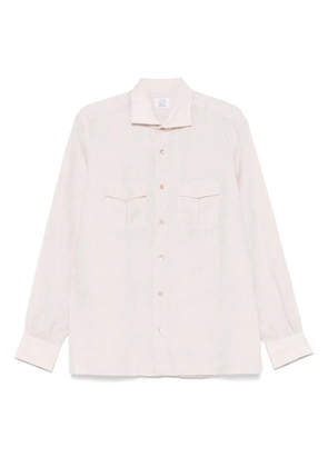 Mazzarelli linen shirt - Neutrals