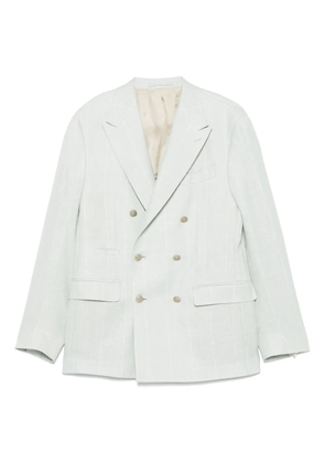 Eleventy double-breasted blazer - Green