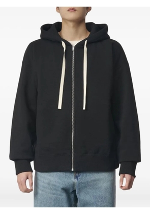 Jil Sander zip-up hoodie - Black