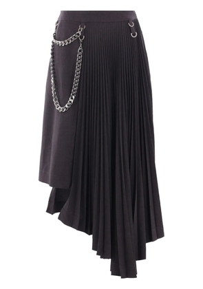 Niccolò Pasqualetti Cavo midi skirt - Grey