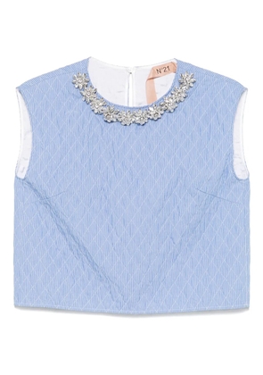 Nº21 quilted top - Blue